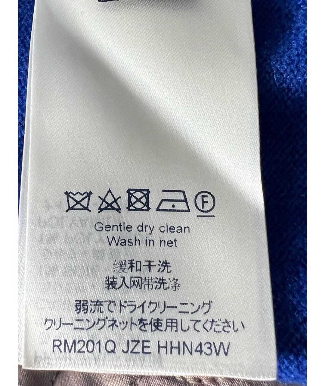 LOUIS VUITTON Синий кашемировый джемпер / свитер, фото 6