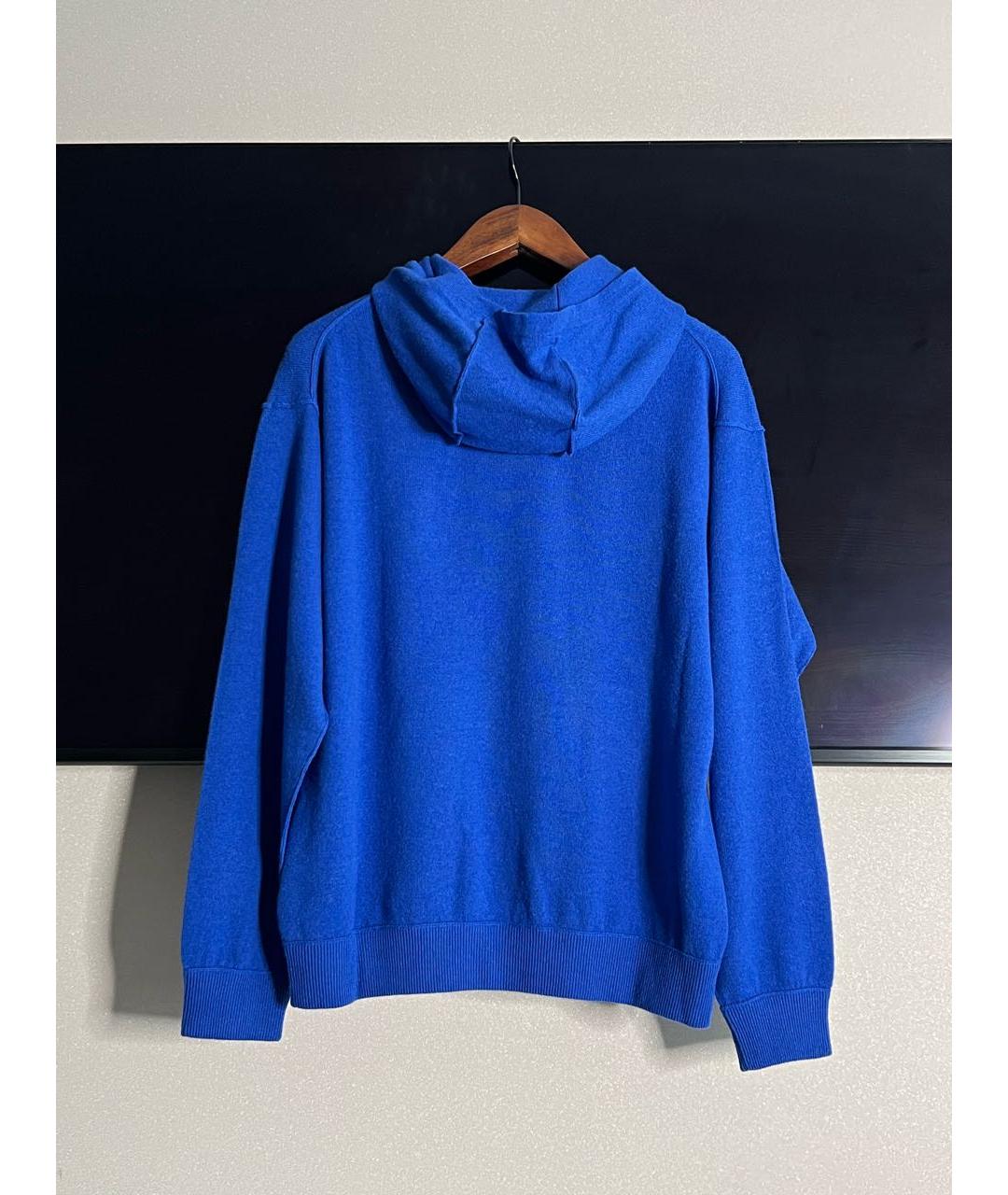 LOUIS VUITTON Синий кашемировый джемпер / свитер, фото 2