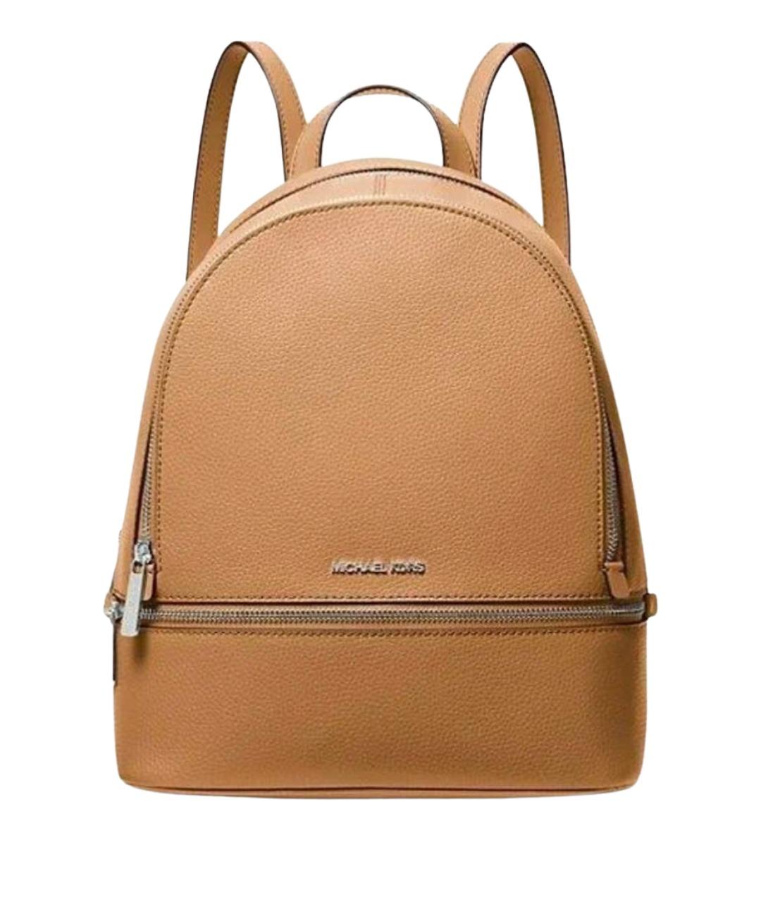 MICHAEL KORS Бежевый кожаный рюкзак, фото 1