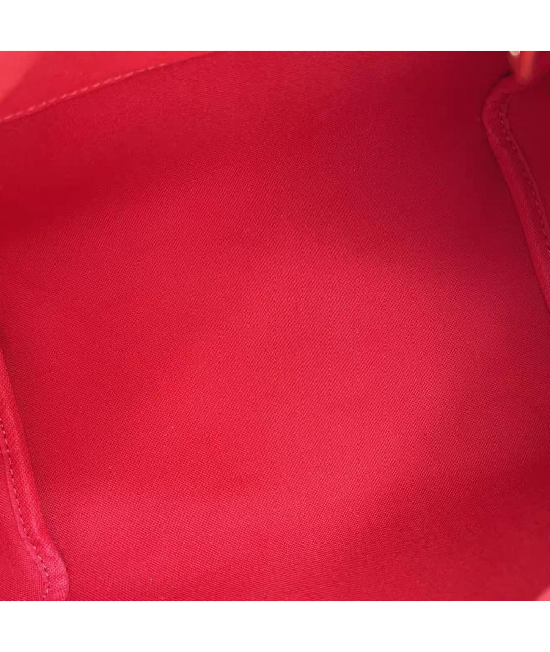 LOUIS VUITTON Коричневая кожаная сумка с короткими ручками, фото 8