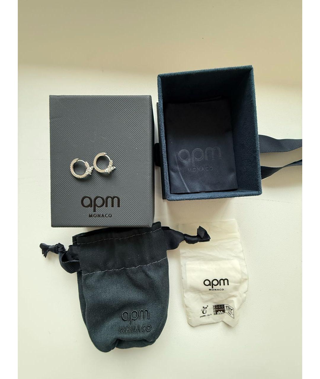 APM Monaco Серебряные серебряные серьги, фото 6