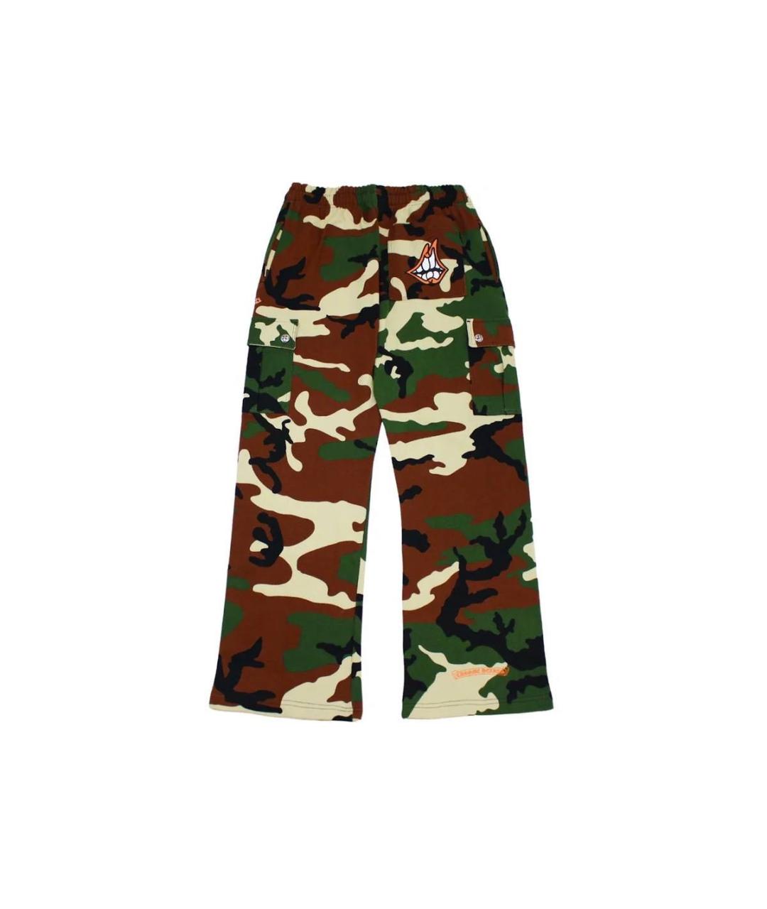 CHROME HEARTS Мульти хлопковые спортивные брюки и шорты, фото 2