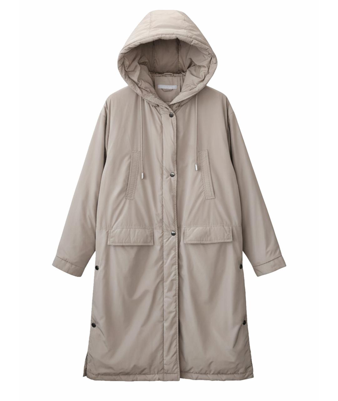 12 STOREEZ Бежевый полиэстеровый пуховик, фото 1