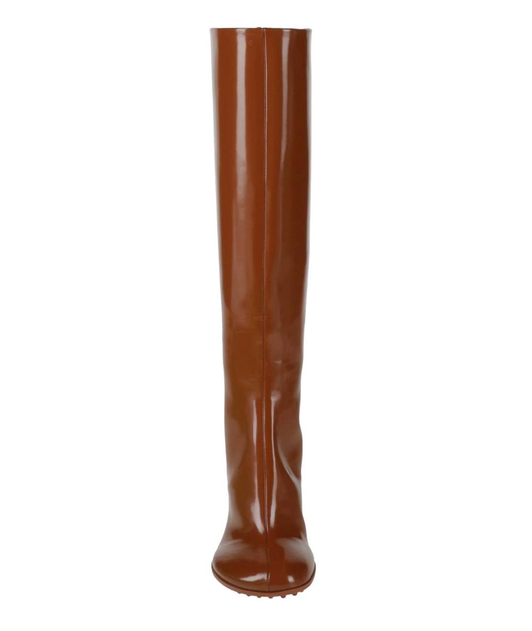 BOTTEGA VENETA Коричневые кожаные сапоги, фото 3