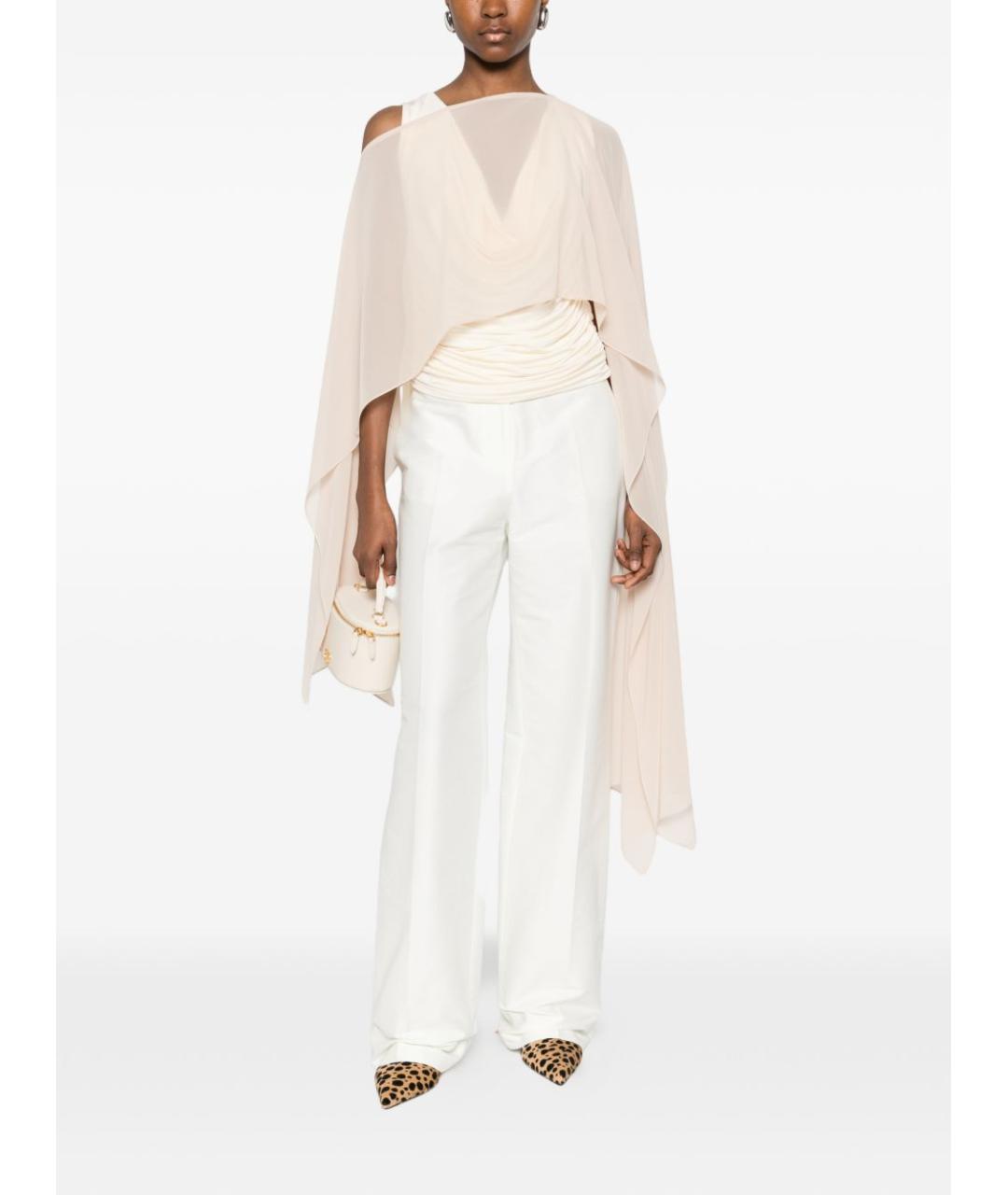 GIANLUCA CAPANNOLO Бежевый шарф, фото 3