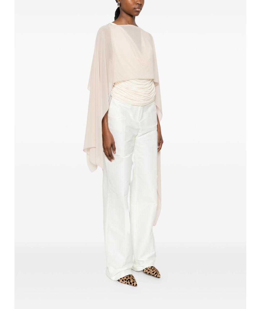 GIANLUCA CAPANNOLO Бежевый шарф, фото 2