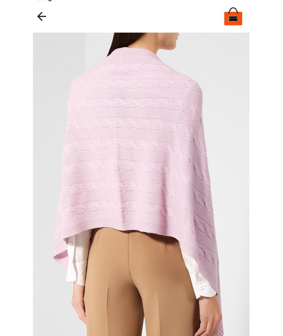 RALPH LAUREN Розовый кашемировый джемпер / свитер, фото 5