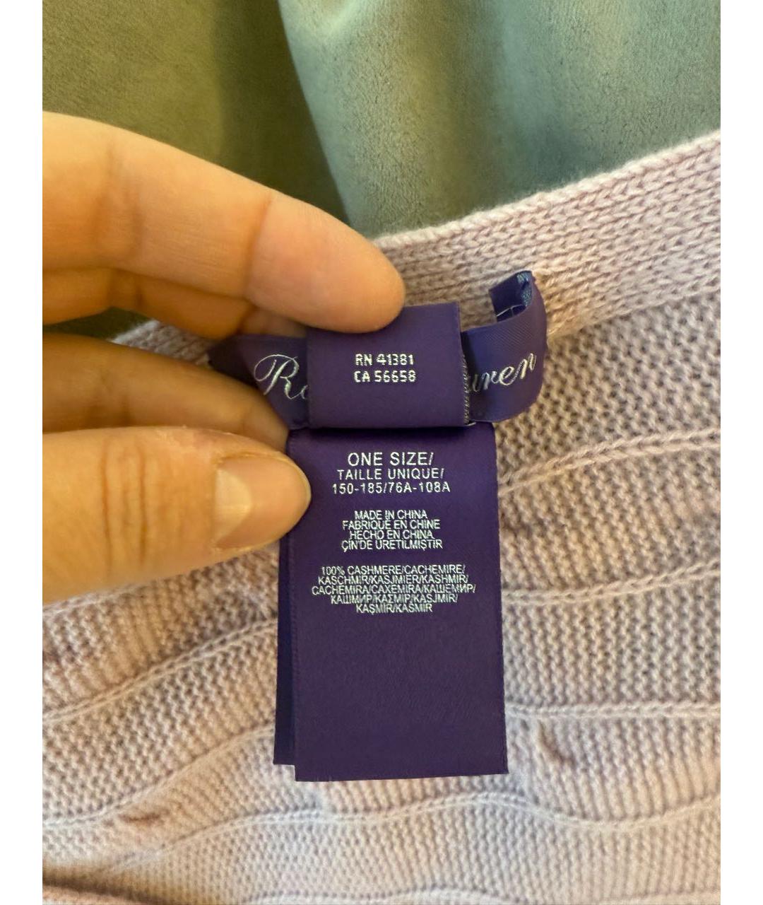 RALPH LAUREN Розовый кашемировый джемпер / свитер, фото 6