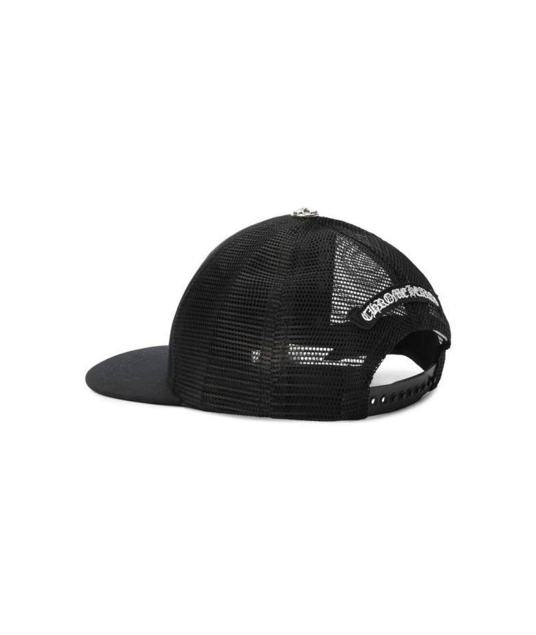 CHROME HEARTS Черная хлопковая кепка/бейсболка, фото 2