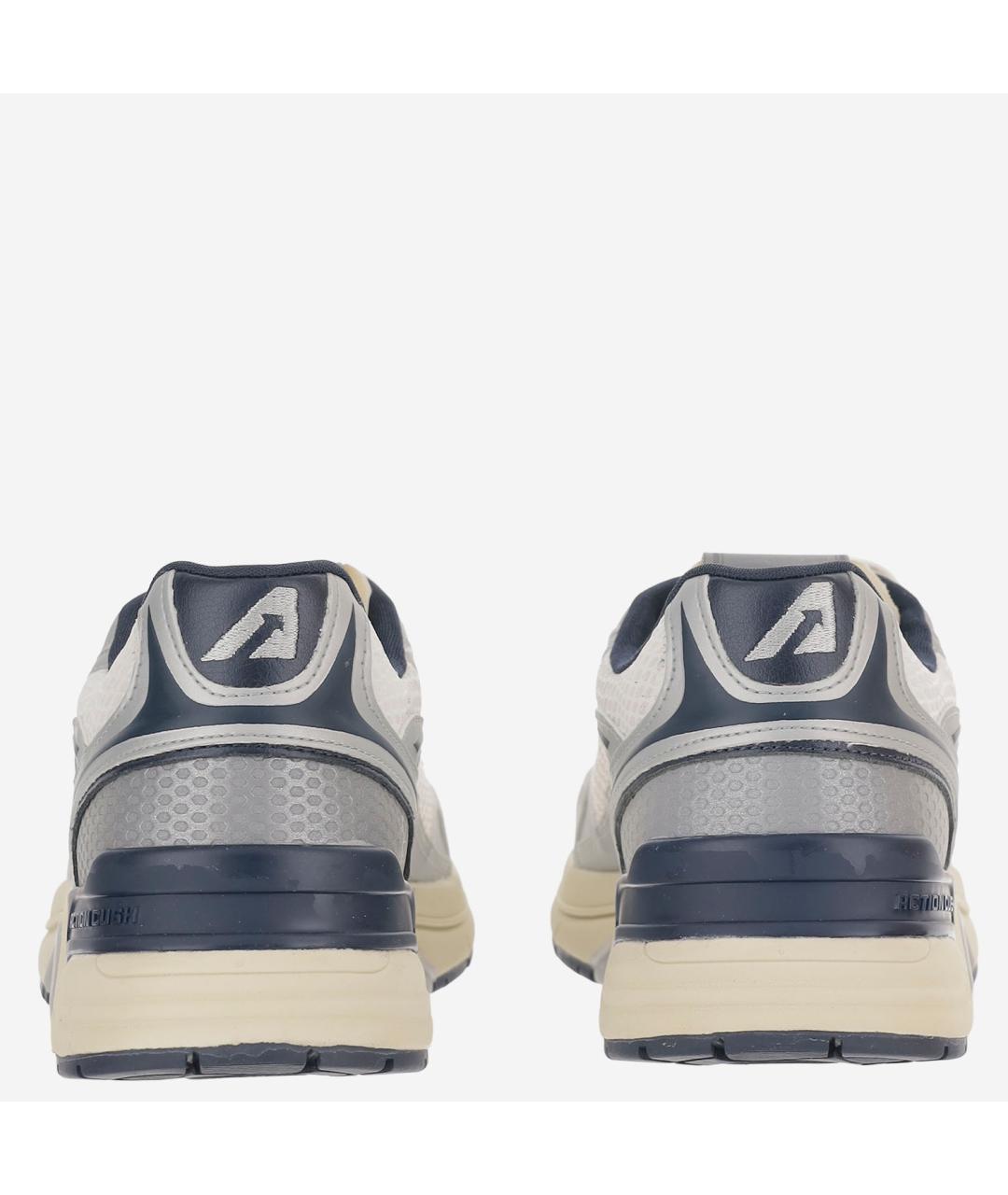 AUTRY Синие низкие кроссовки / кеды из искусственной кожи, фото 3