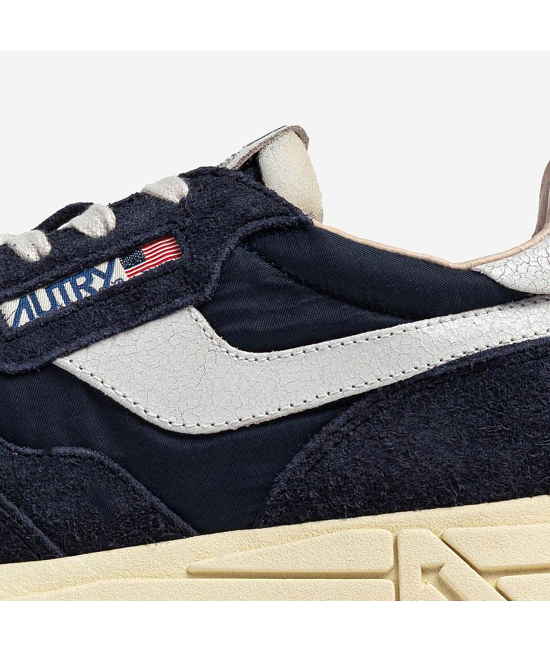 AUTRY Синие замшевые низкие кроссовки / кеды, фото 5