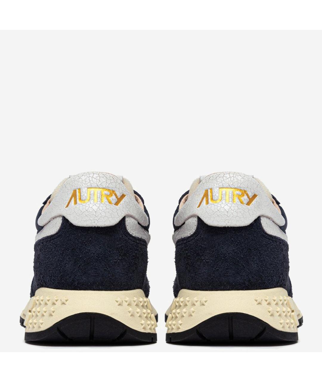 AUTRY Синие замшевые низкие кроссовки / кеды, фото 4