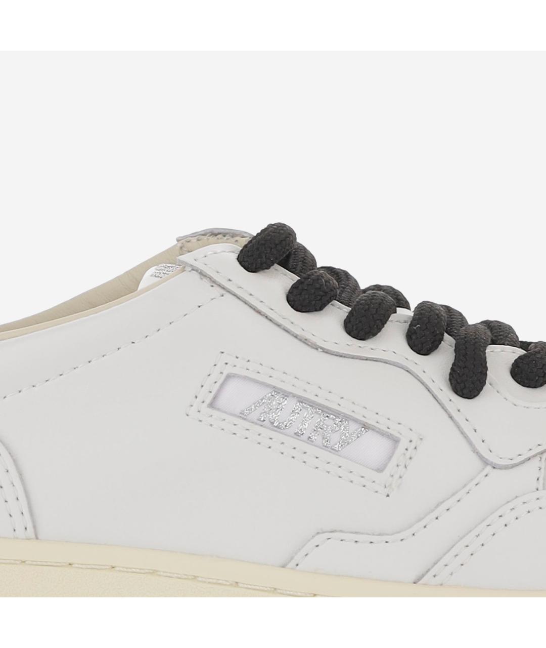AUTRY Белые кожаные кроссовки, фото 5
