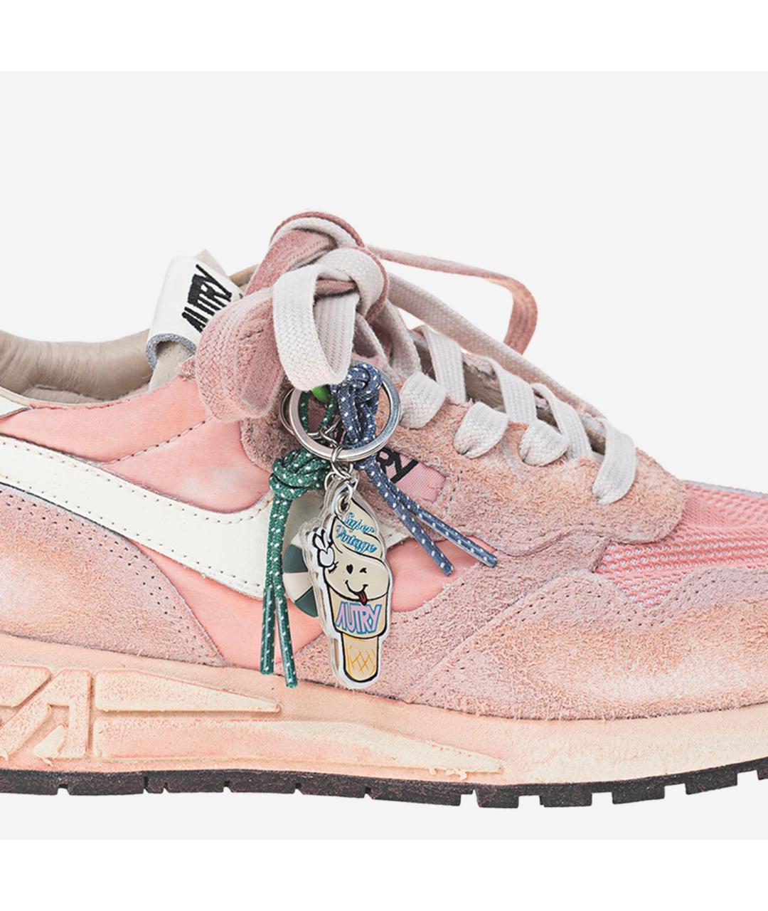 AUTRY Розовые синтетические кроссовки, фото 4