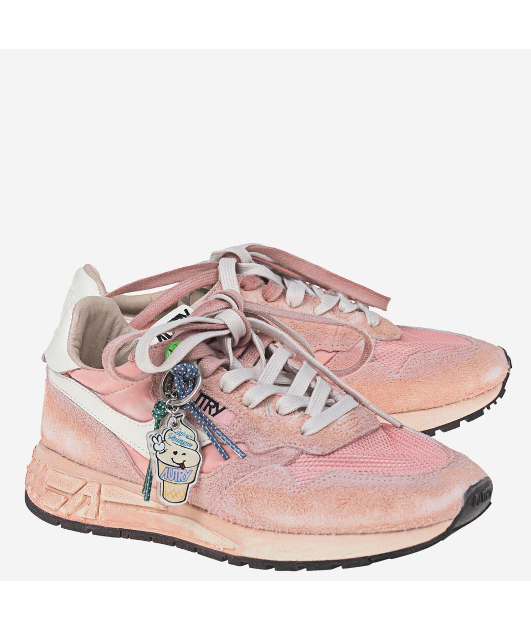 AUTRY Розовые синтетические кроссовки, фото 2
