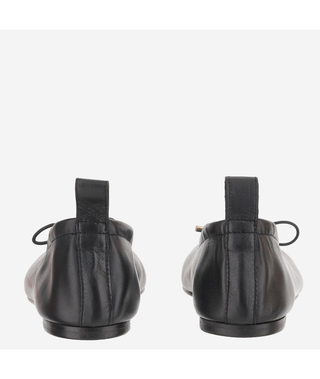 ALOHAS Черные кожаные балетки, фото 4