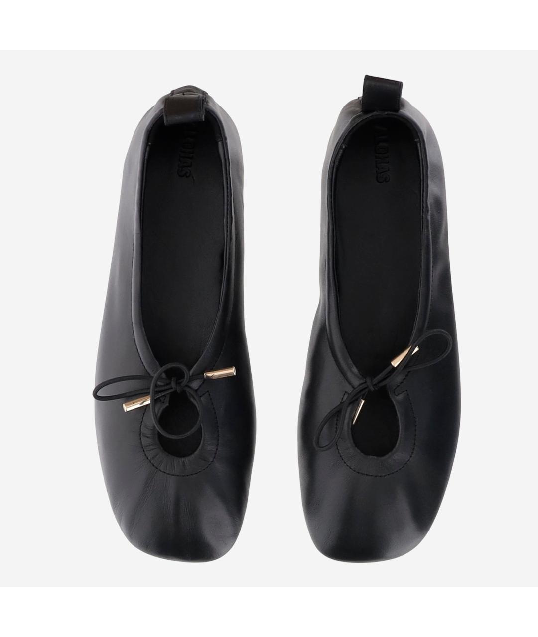 ALOHAS Черные кожаные балетки, фото 2