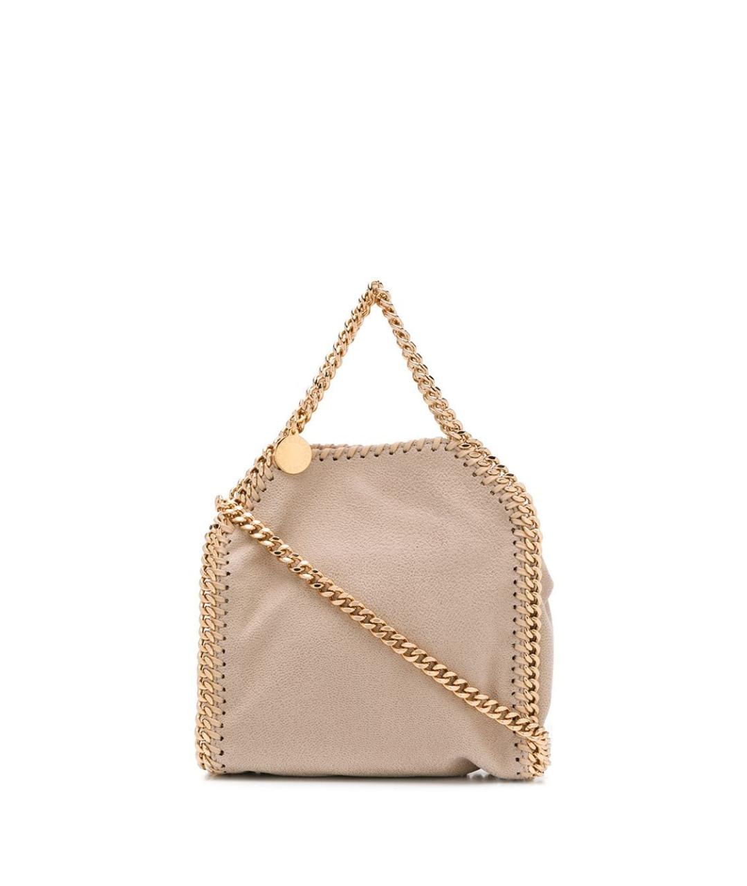 STELLA MCCARTNEY Бежевая сумка тоут из искусственной кожи, фото 1