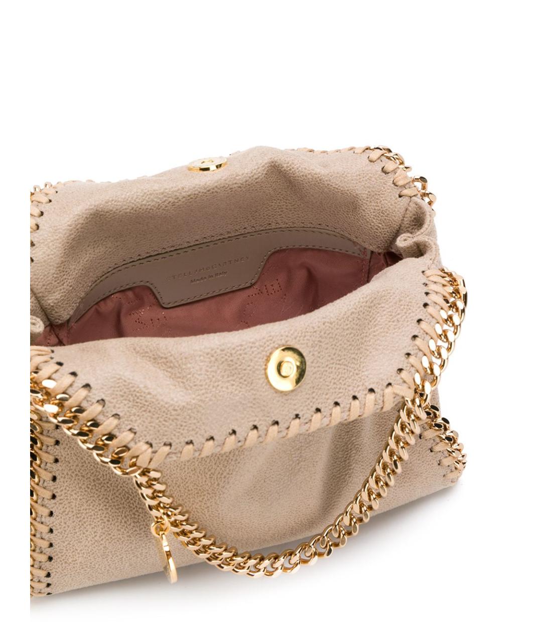 STELLA MCCARTNEY Бежевая сумка тоут из искусственной кожи, фото 2
