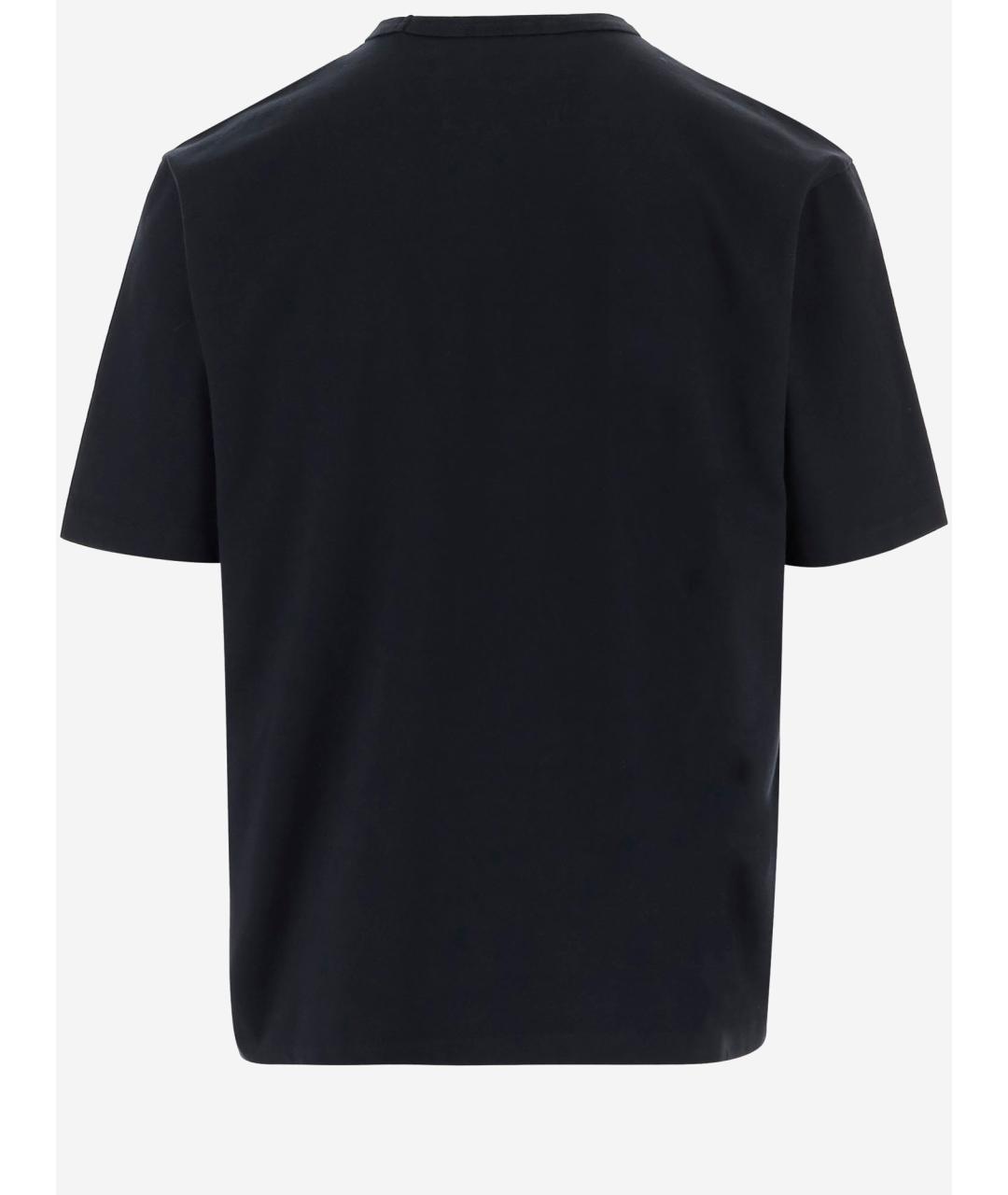 CP COMPANY Черная хлопковая футболка, фото 2