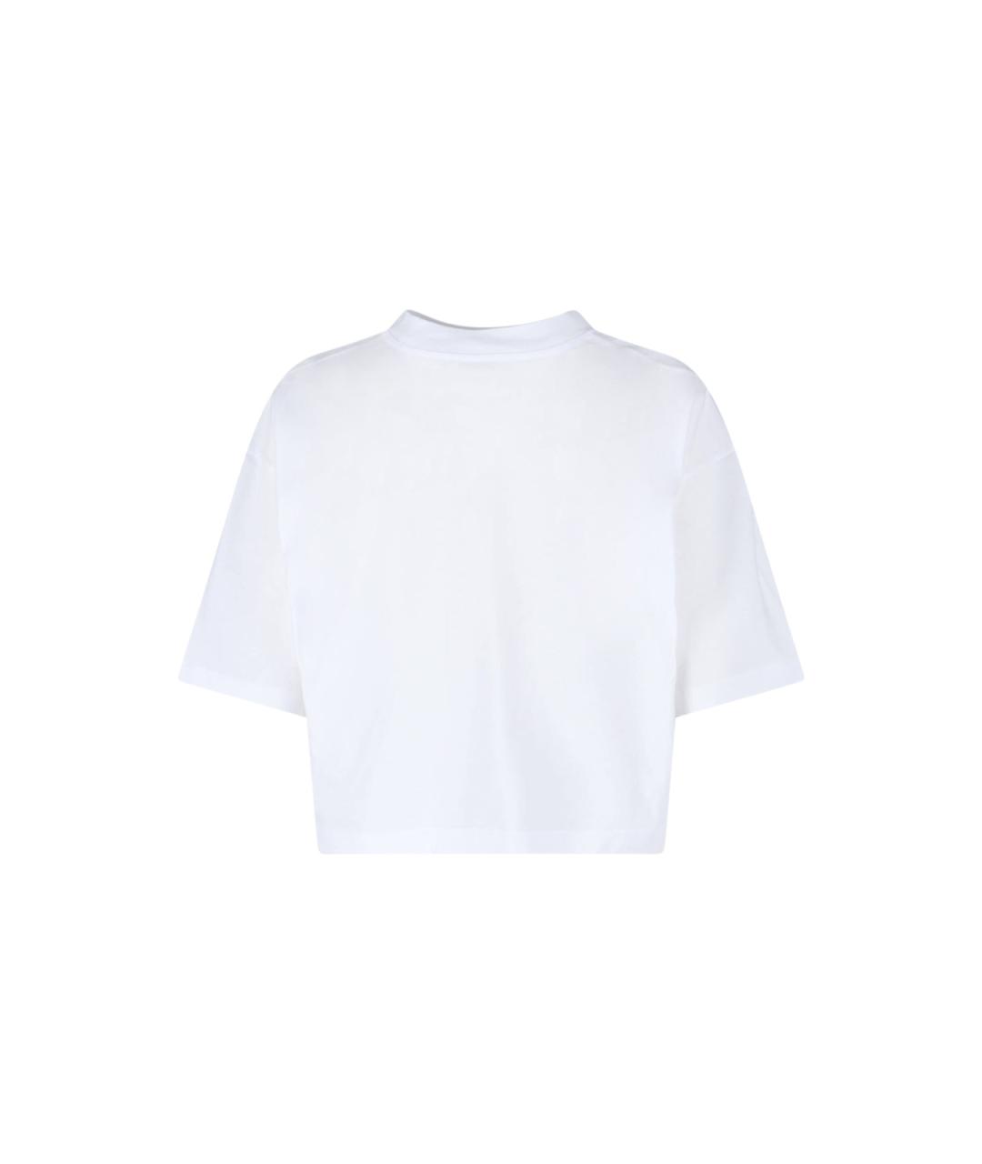 MARNI Белая хлопковая футболка, фото 2