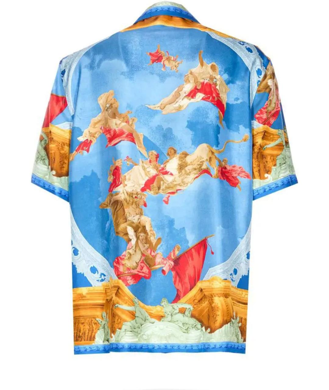 VERSACE Мульти шелковая кэжуал рубашка, фото 2