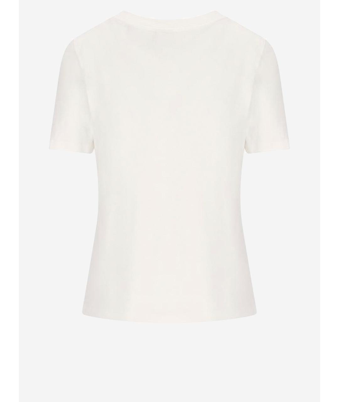 CHLOE Белая хлопковая футболка, фото 2