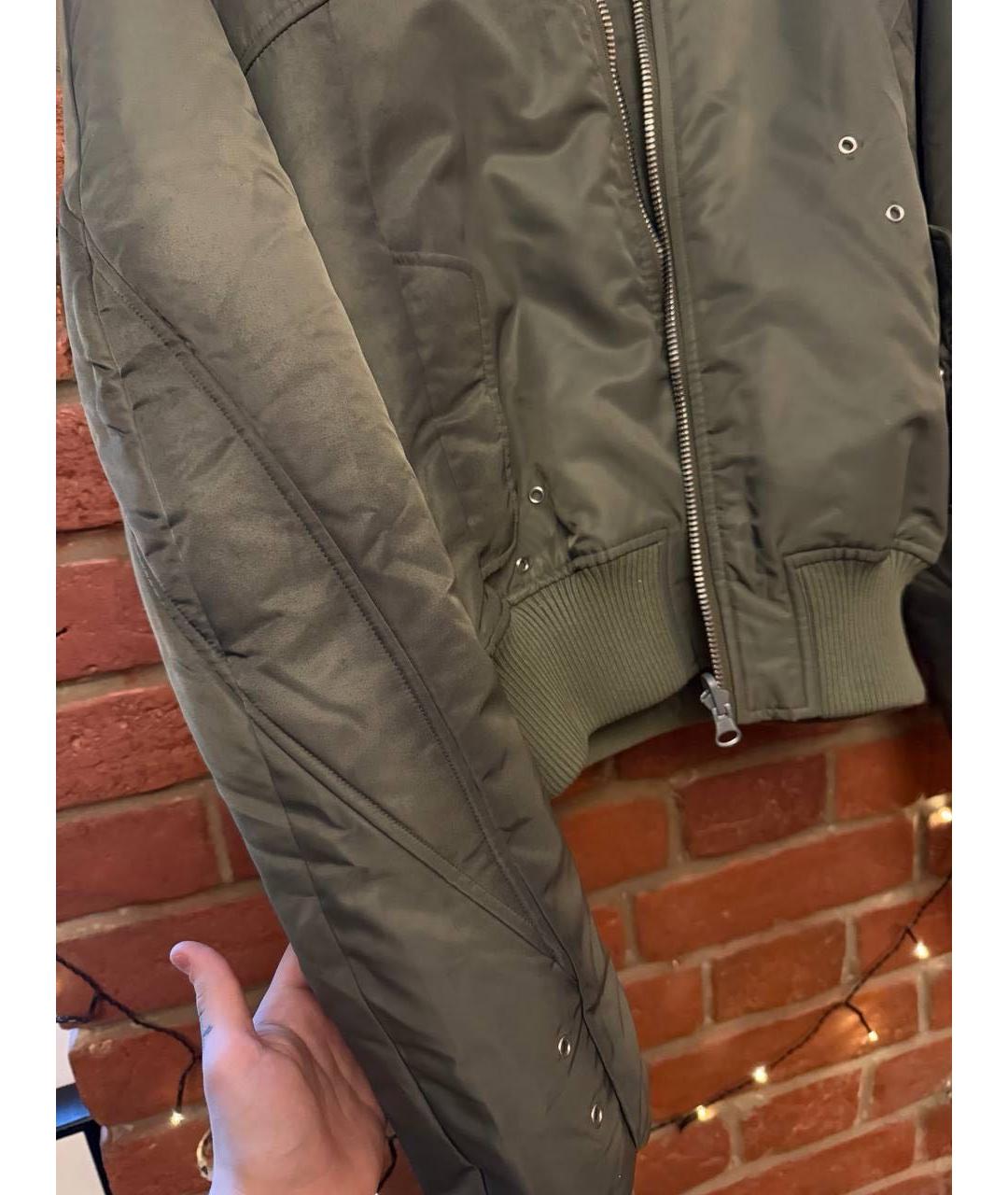 HELIOT EMIL Хаки полиамидовая куртка, фото 3