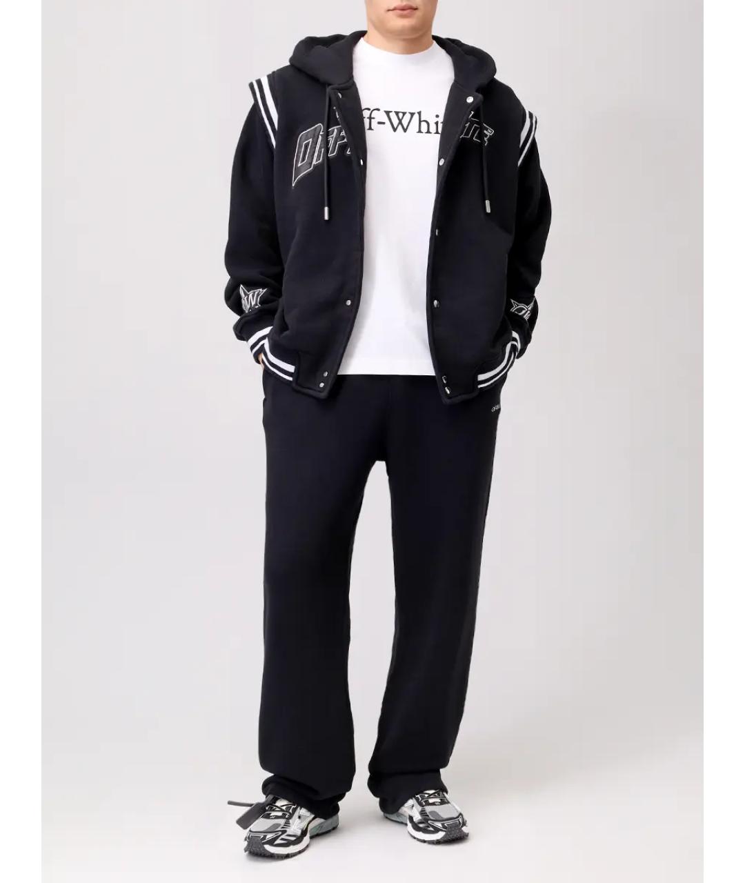 OFF-WHITE Белая хлопковая футболка, фото 2