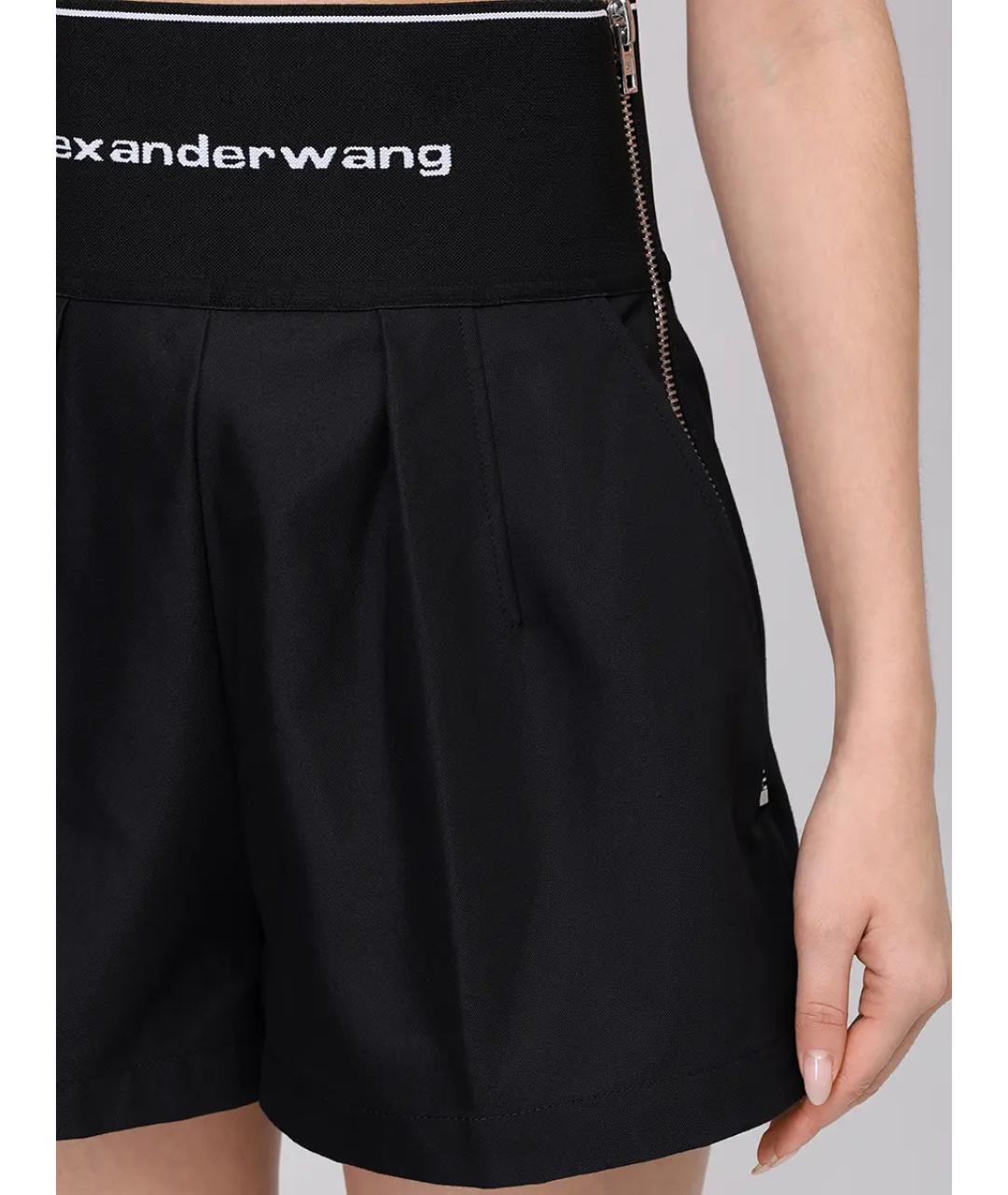 ALEXANDER WANG Черные хлопковые шорты, фото 5