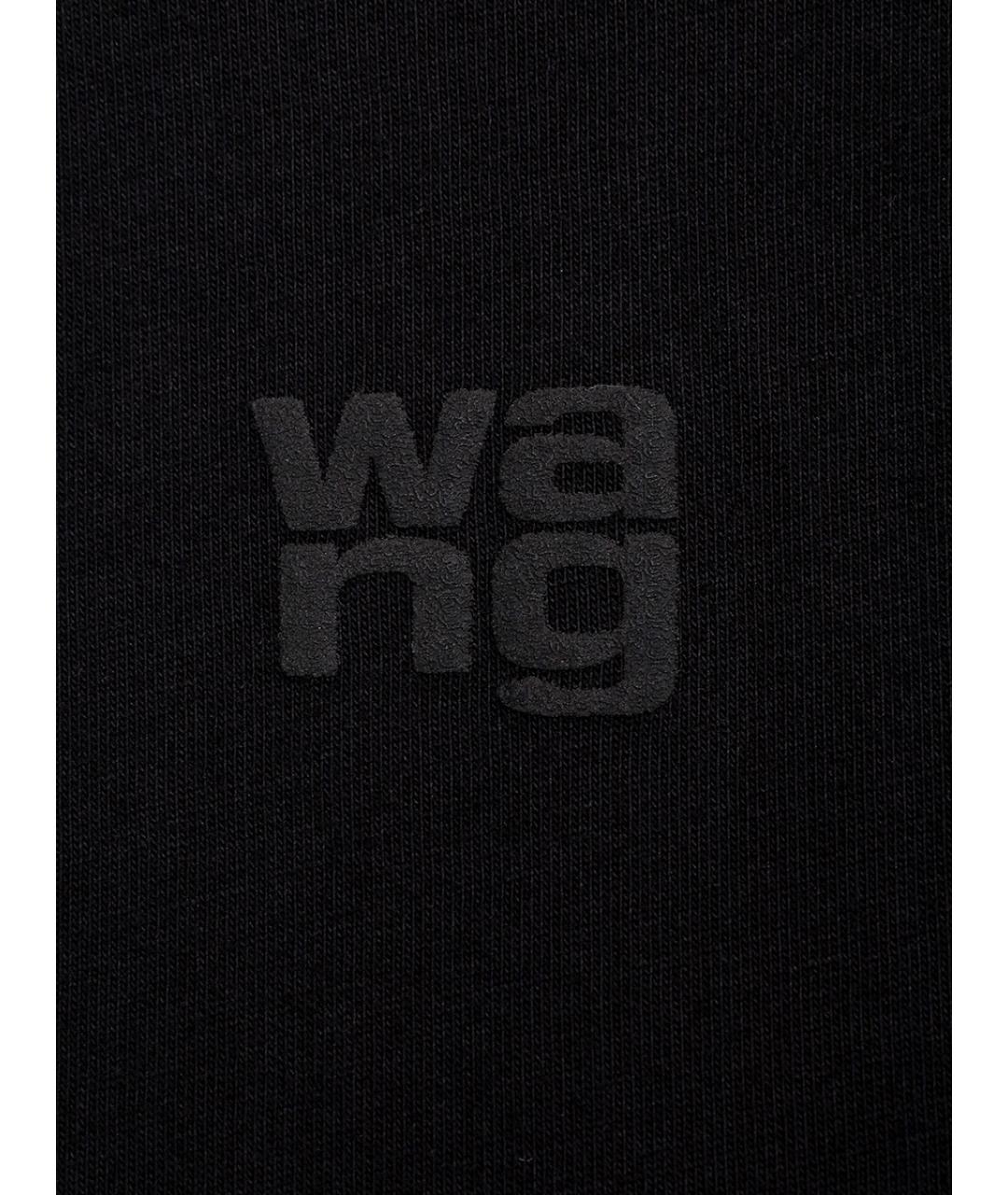 ALEXANDER WANG Черная хлопковая футболка, фото 6