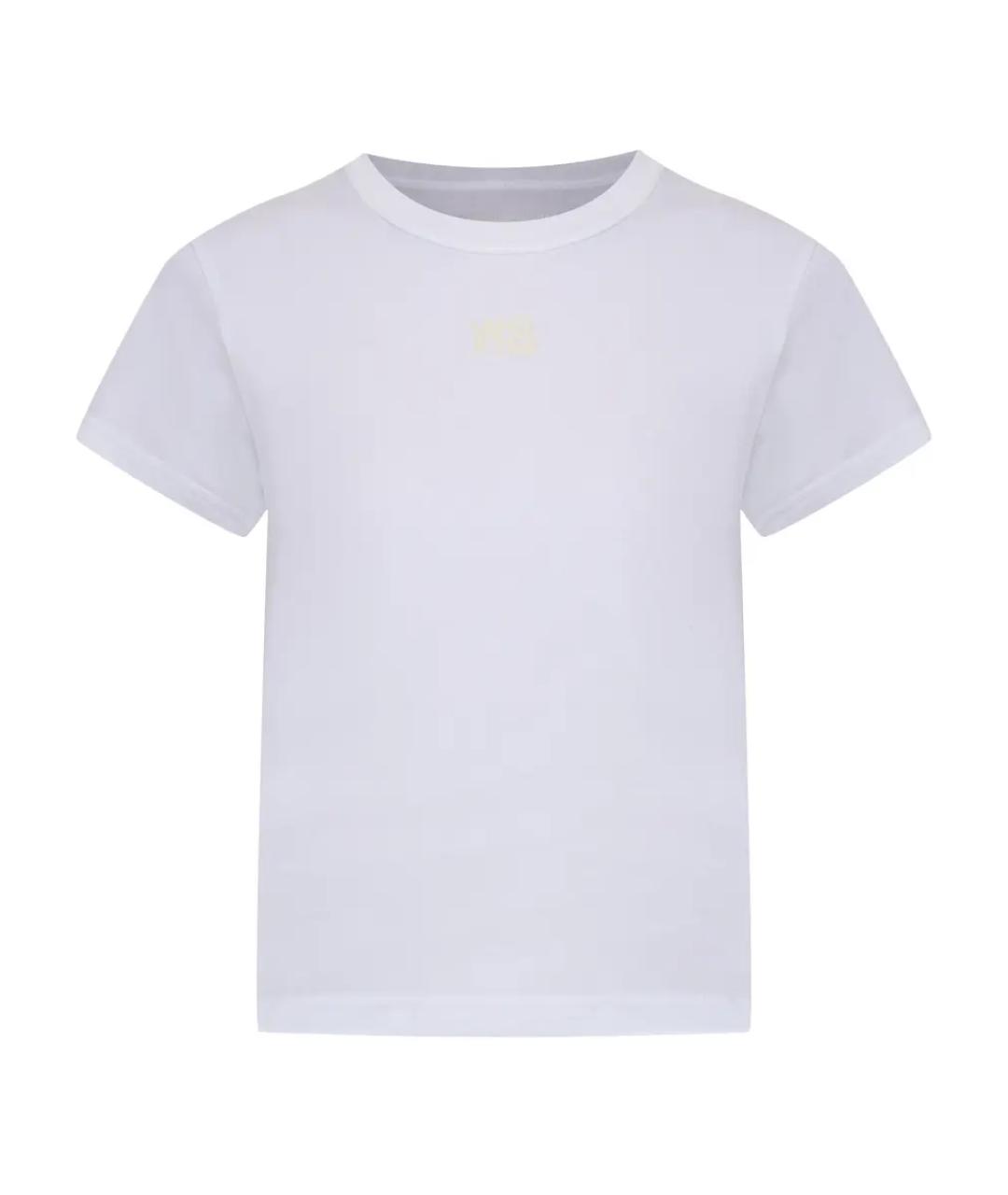 ALEXANDER WANG Белая хлопковая футболка, фото 1