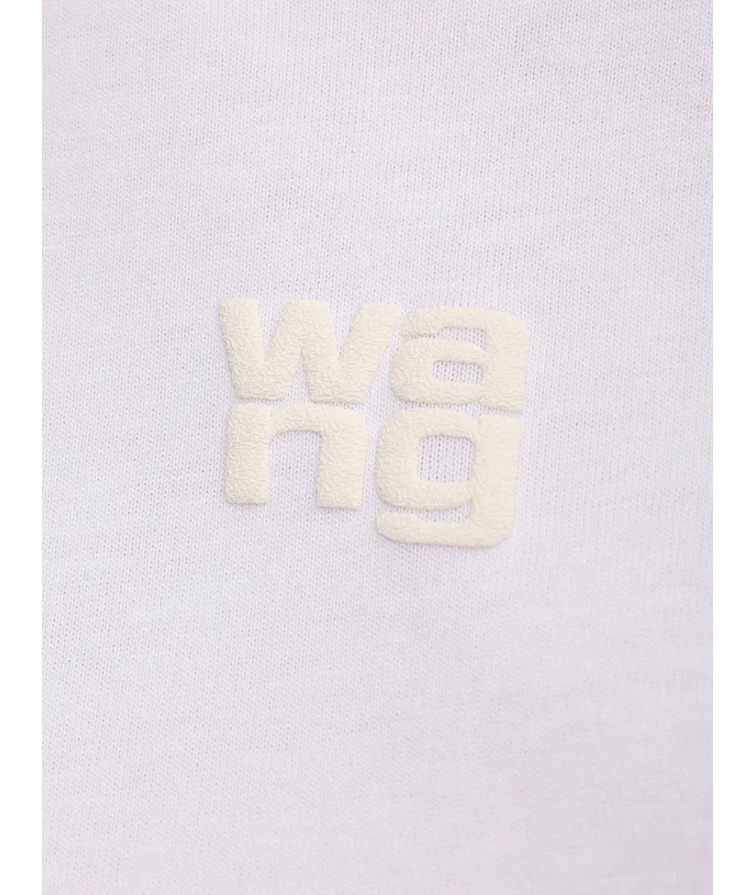 ALEXANDER WANG Белая хлопковая футболка, фото 6