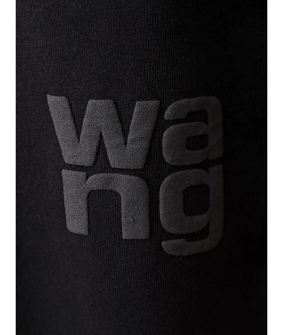 ALEXANDER WANG Черная хлопковая футболка, фото 6