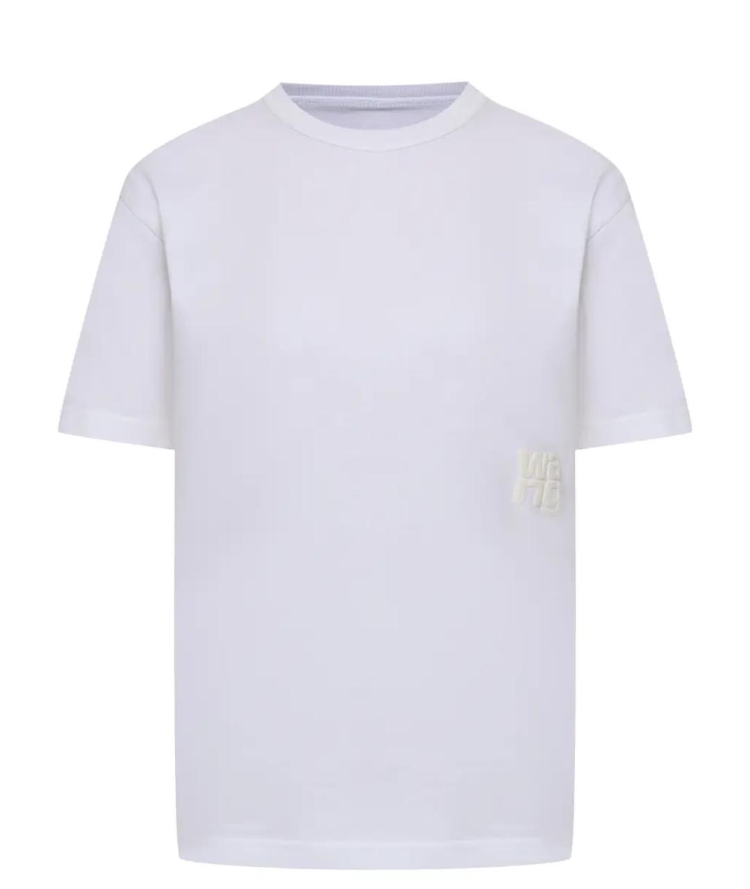 ALEXANDER WANG Белая хлопковая футболка, фото 1