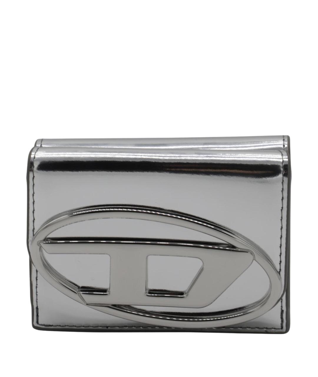 DIESEL Серебрянный кошелек из искусственной кожи, фото 1