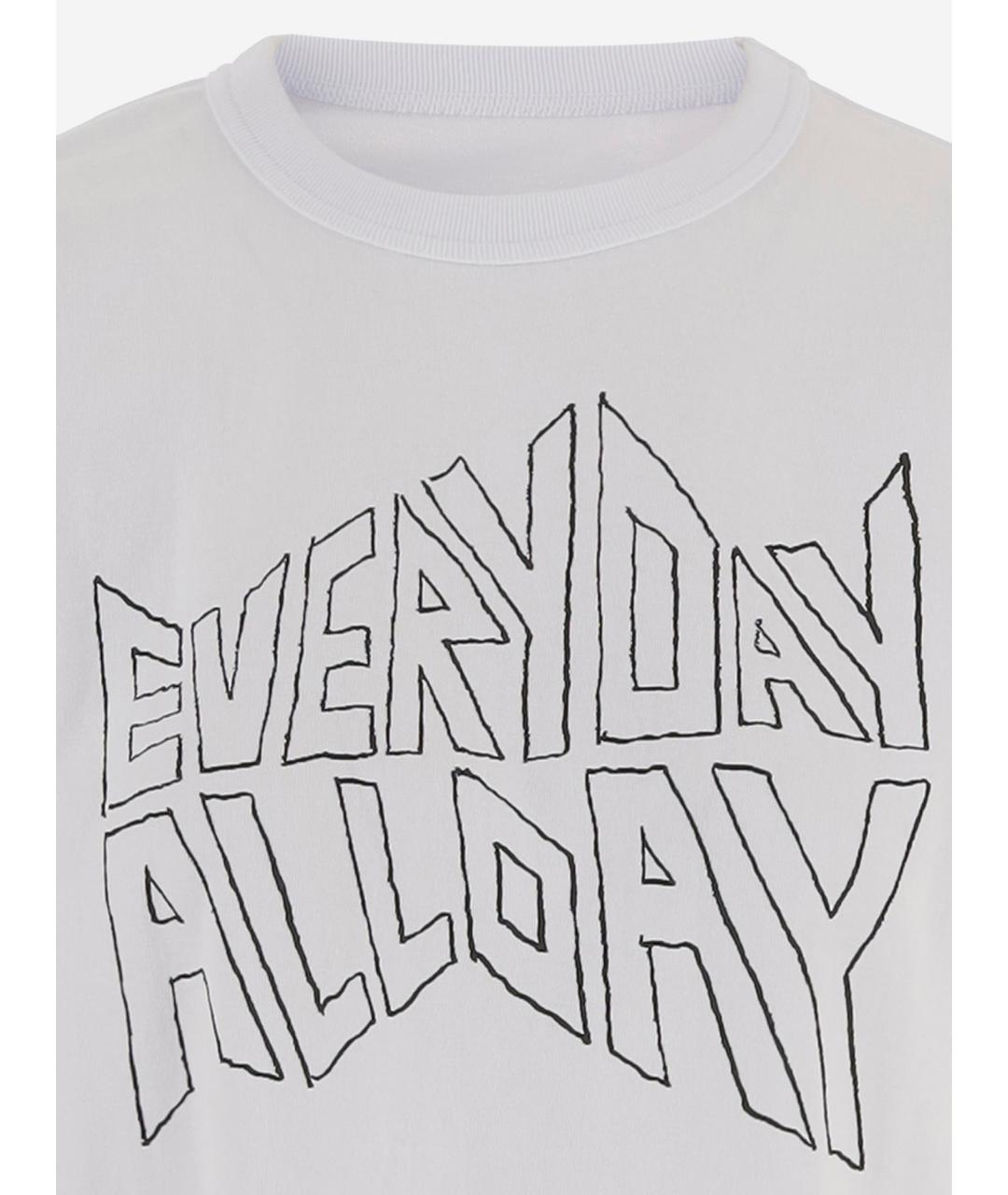 SACAI Белая хлопковая футболка, фото 3