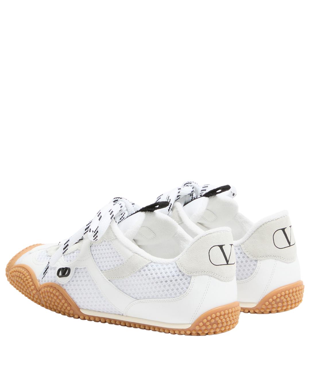 VALENTINO Белые кожаные кроссовки, фото 3
