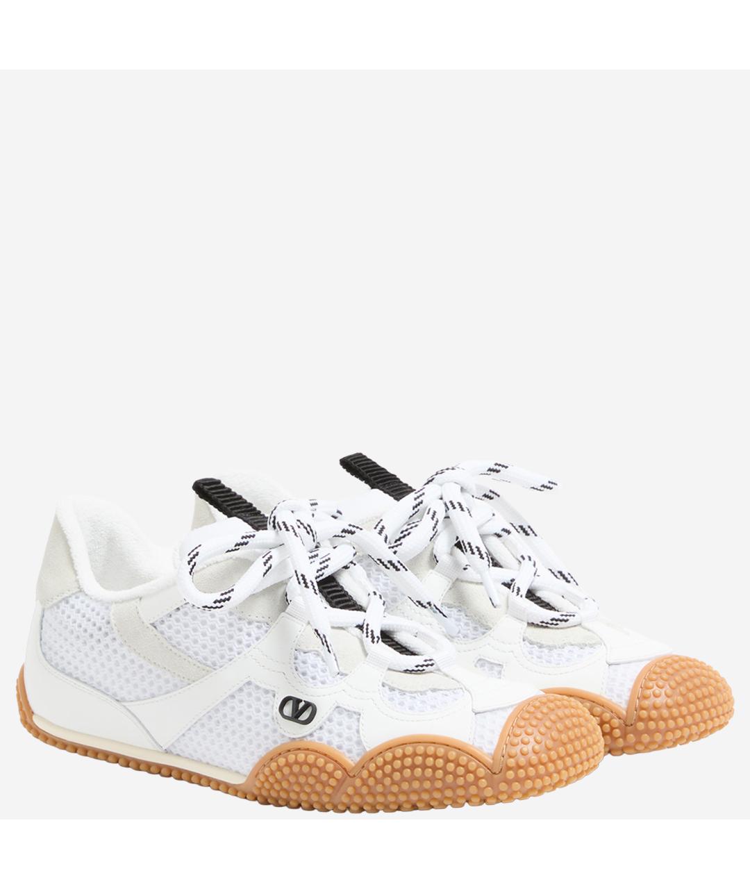 VALENTINO Белые кожаные кроссовки, фото 2