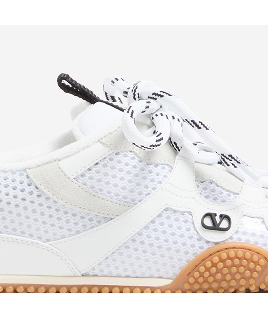 VALENTINO Белые кожаные кроссовки, фото 5