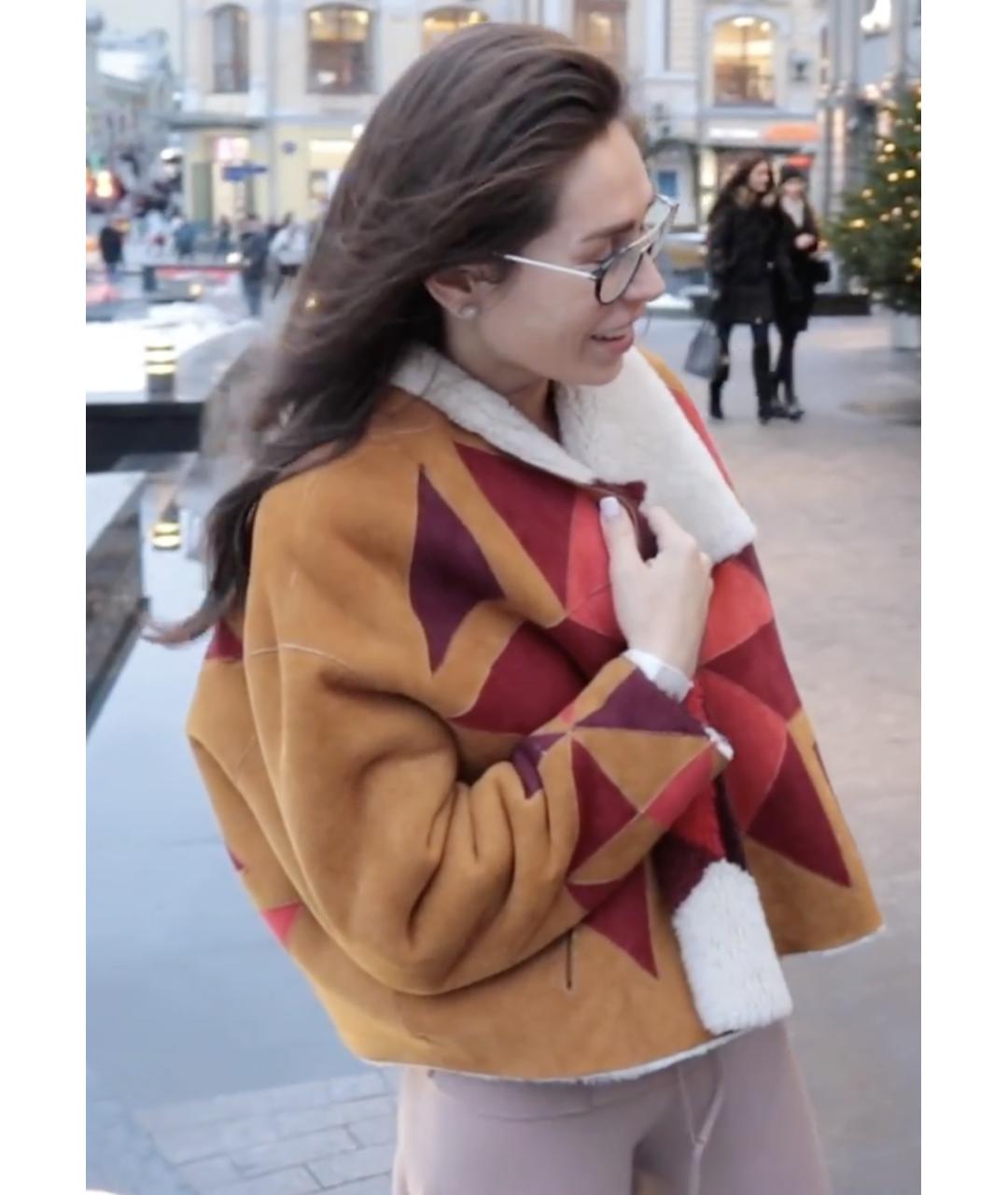 ISABEL MARANT Бежевая меховая дубленка, фото 8