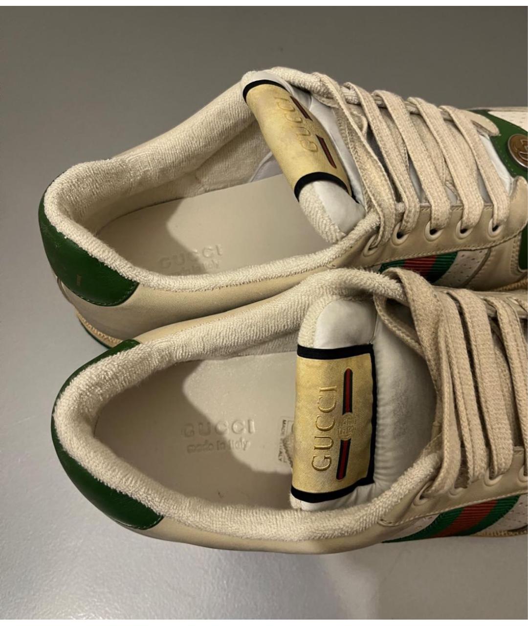 GUCCI Бежевые кроссовки, фото 4