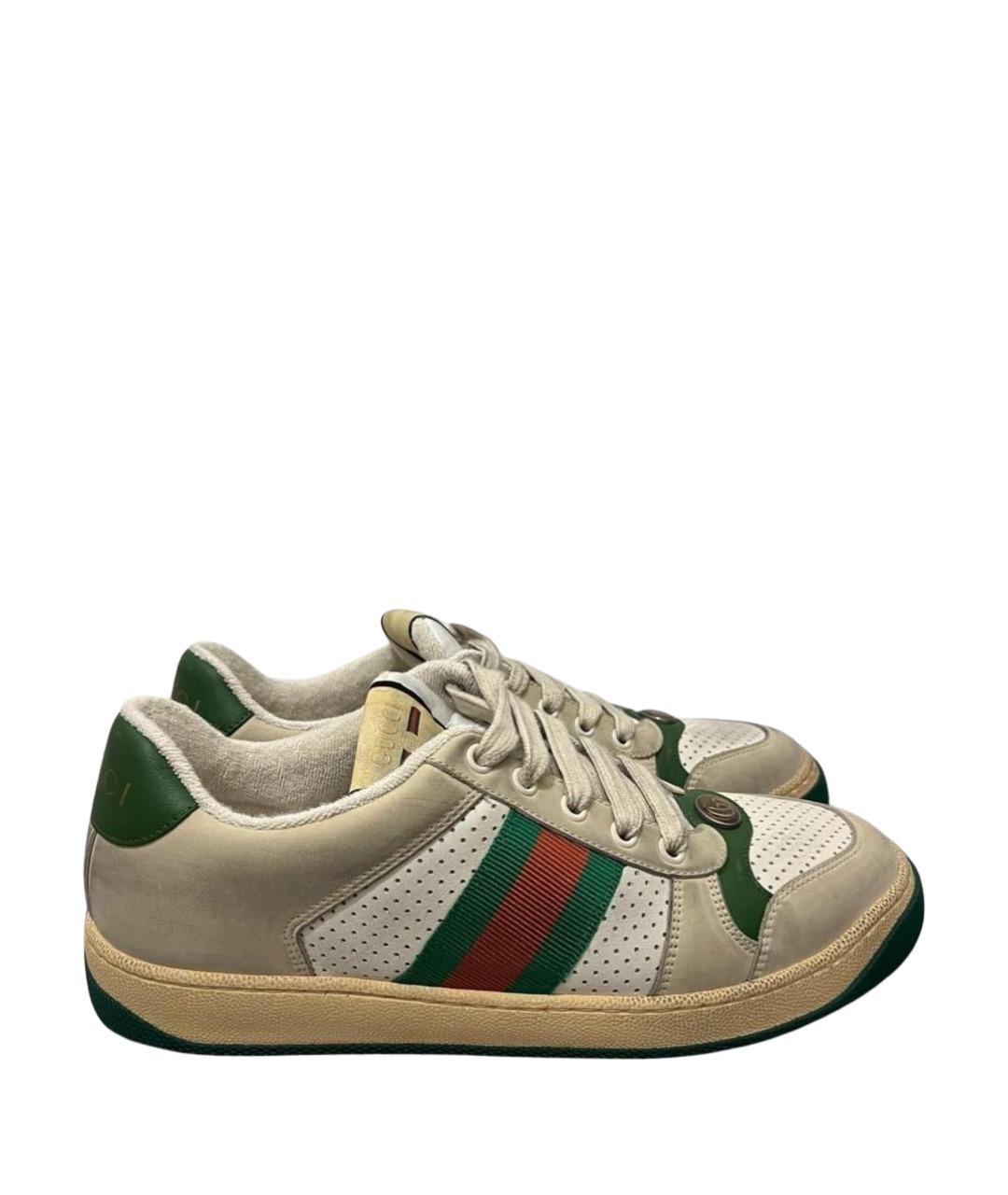 GUCCI Бежевые кроссовки, фото 1