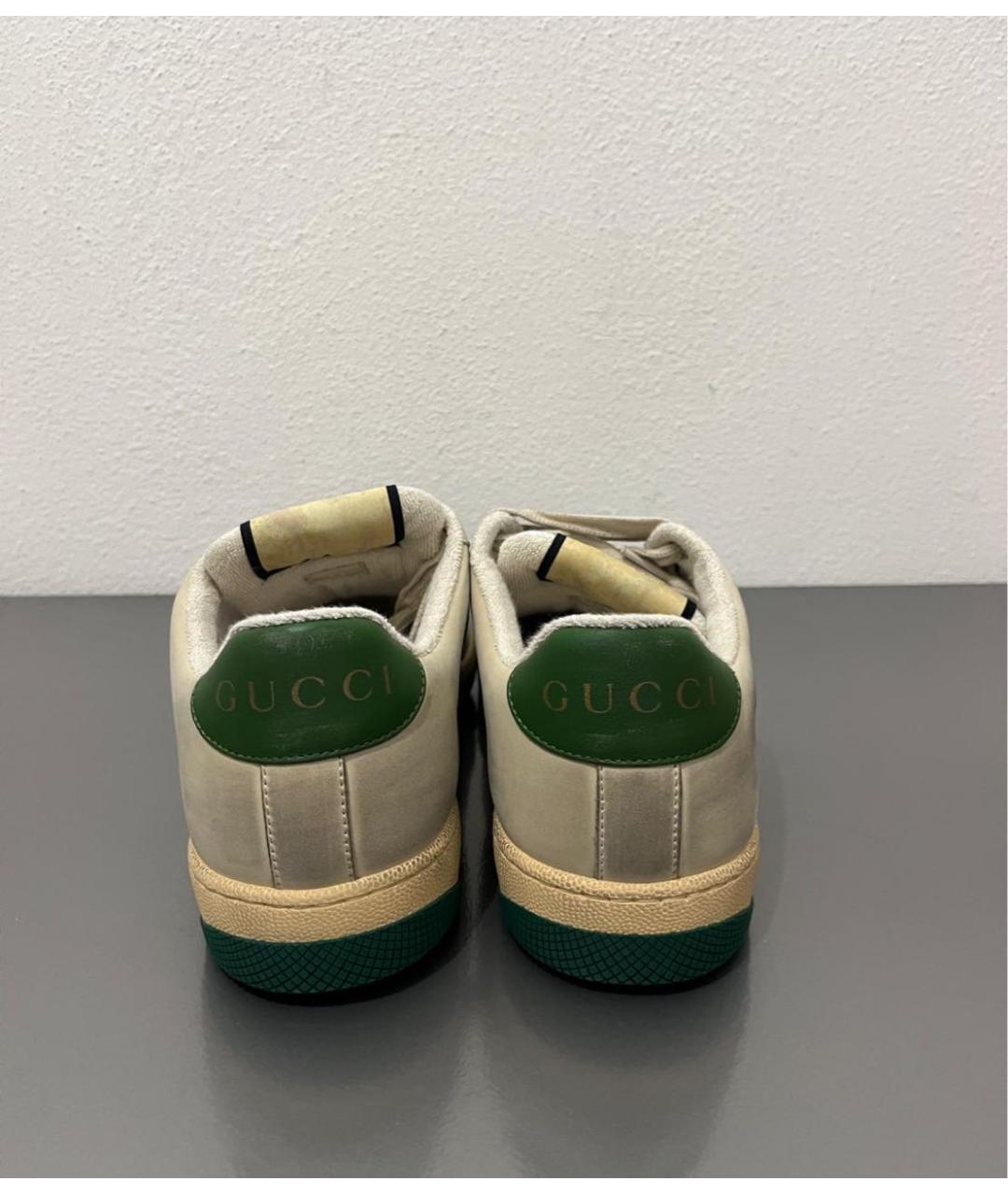 GUCCI Бежевые кроссовки, фото 3