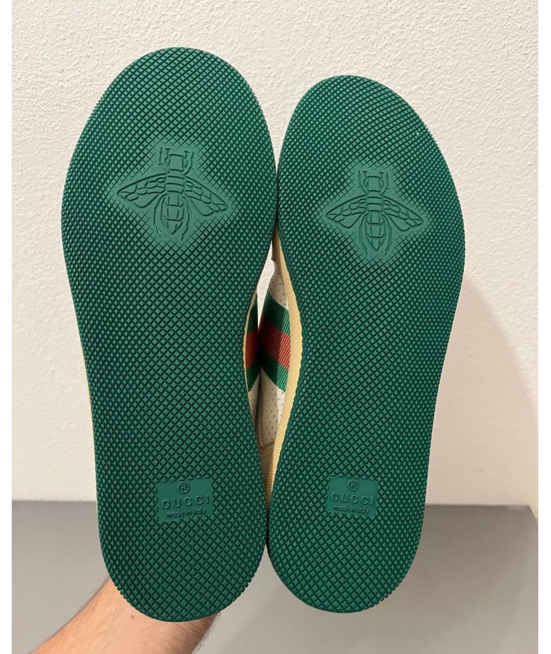 GUCCI Бежевые кроссовки, фото 5