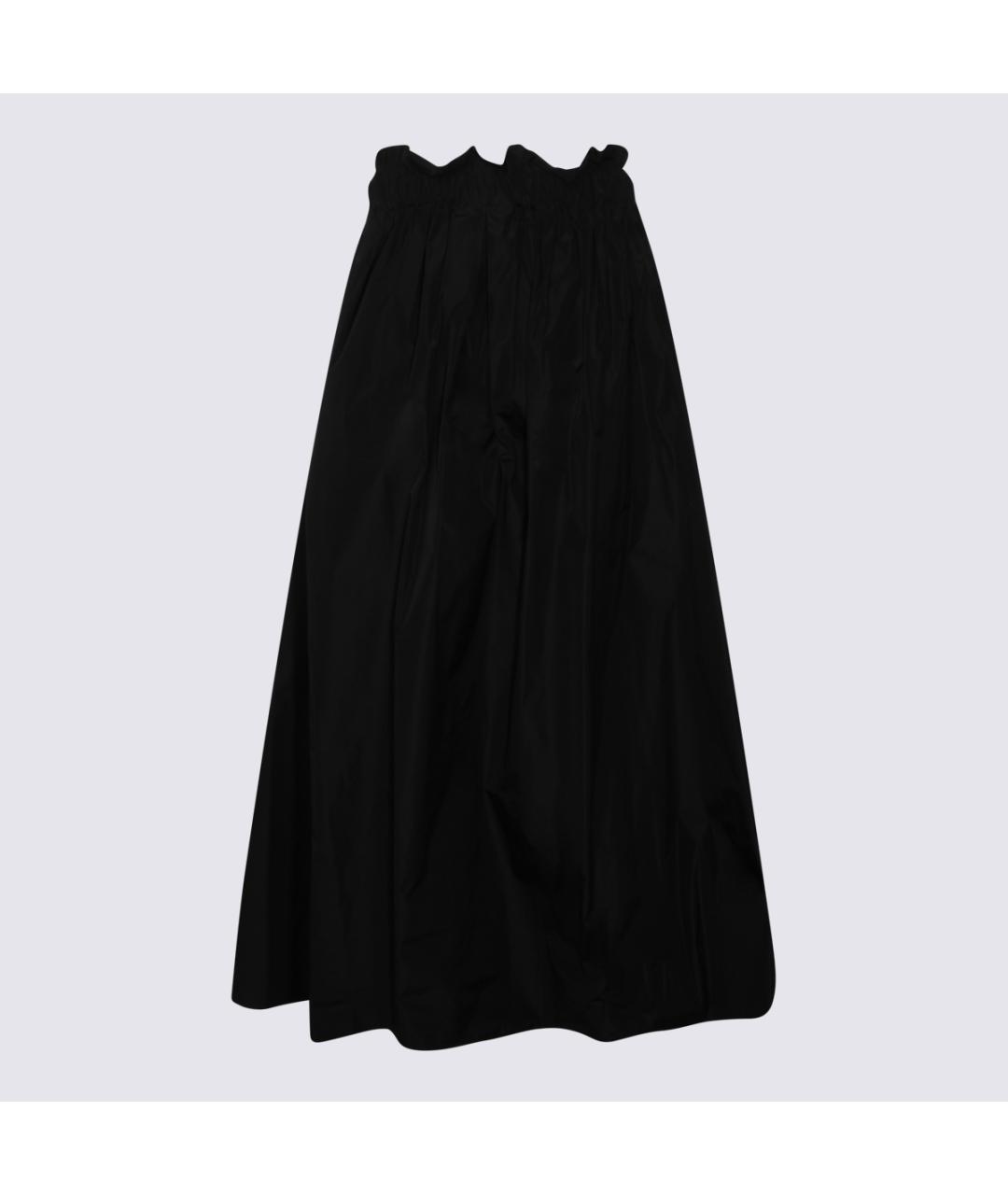 HERNO Черная полиэстеровая юбка миди, фото 2