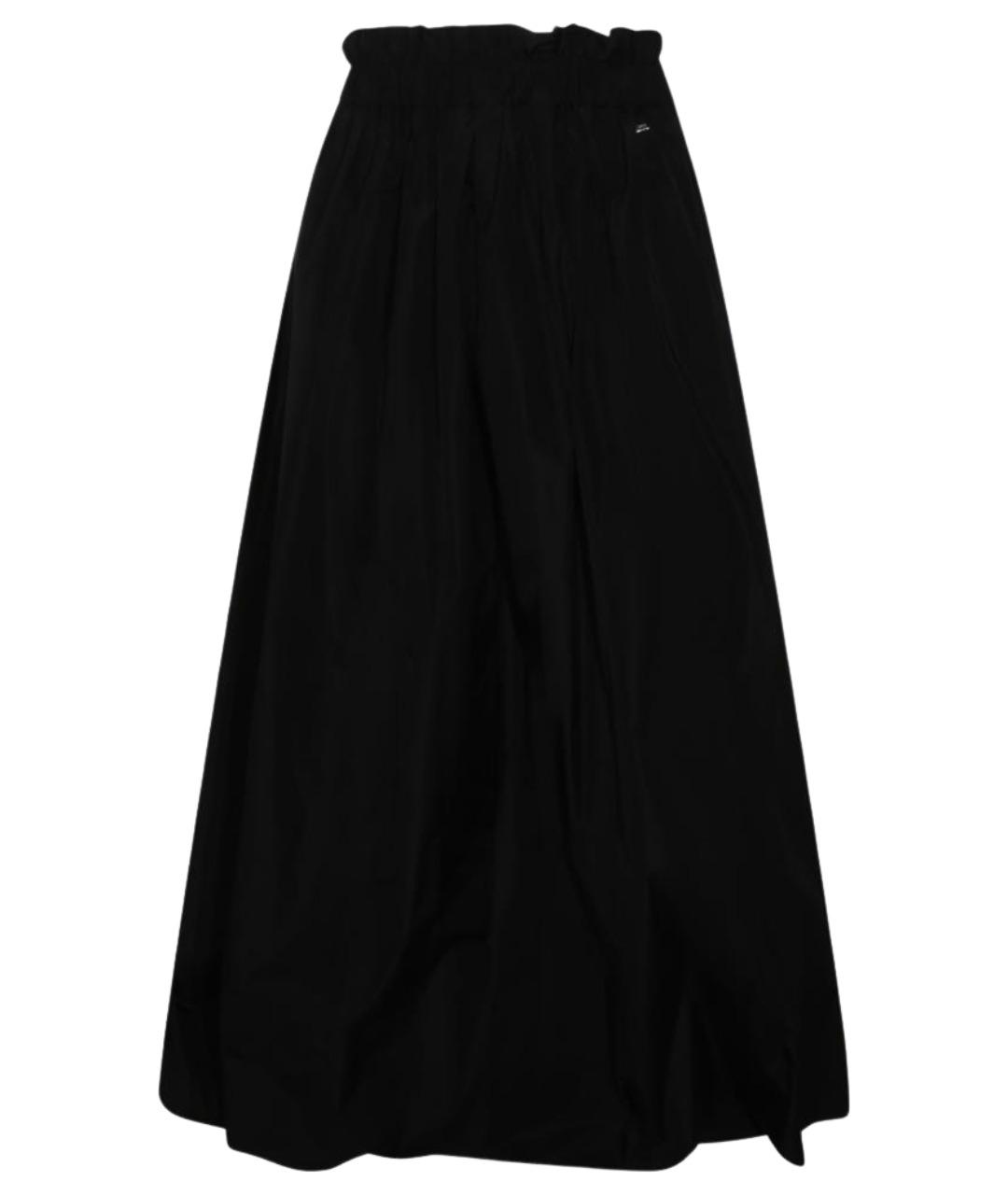HERNO Черная полиэстеровая юбка миди, фото 1