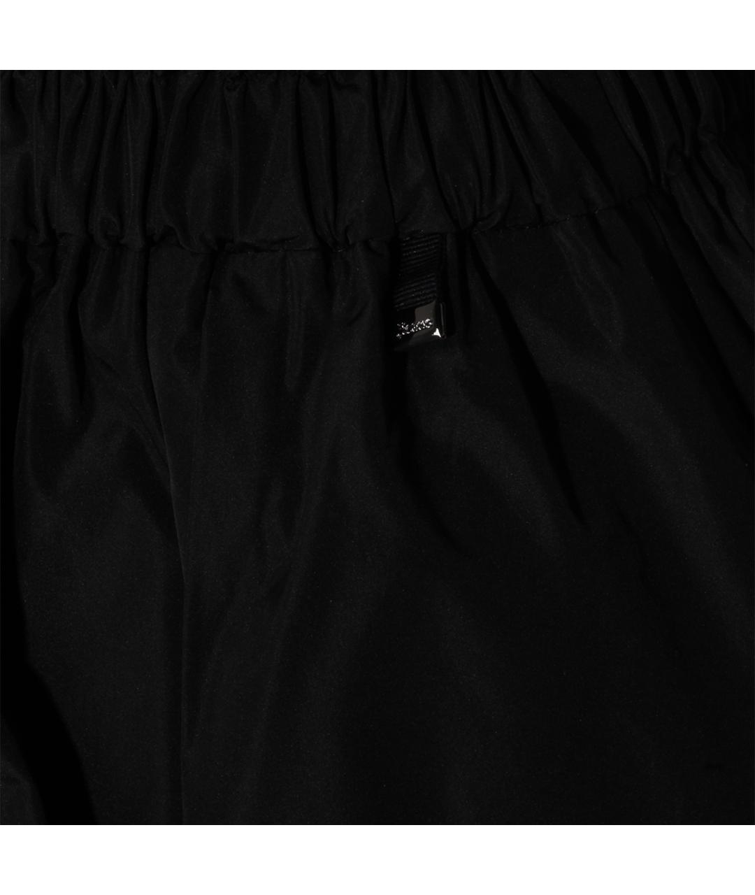 HERNO Черная полиэстеровая юбка миди, фото 3