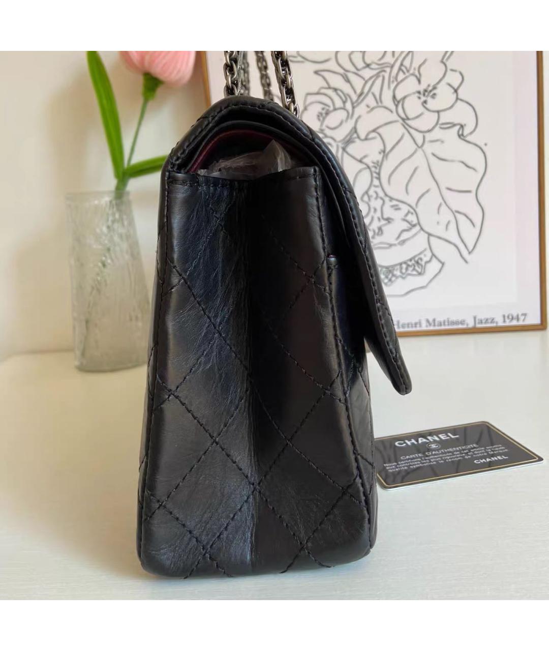 CHANEL Черная кожаная сумка через плечо, фото 3