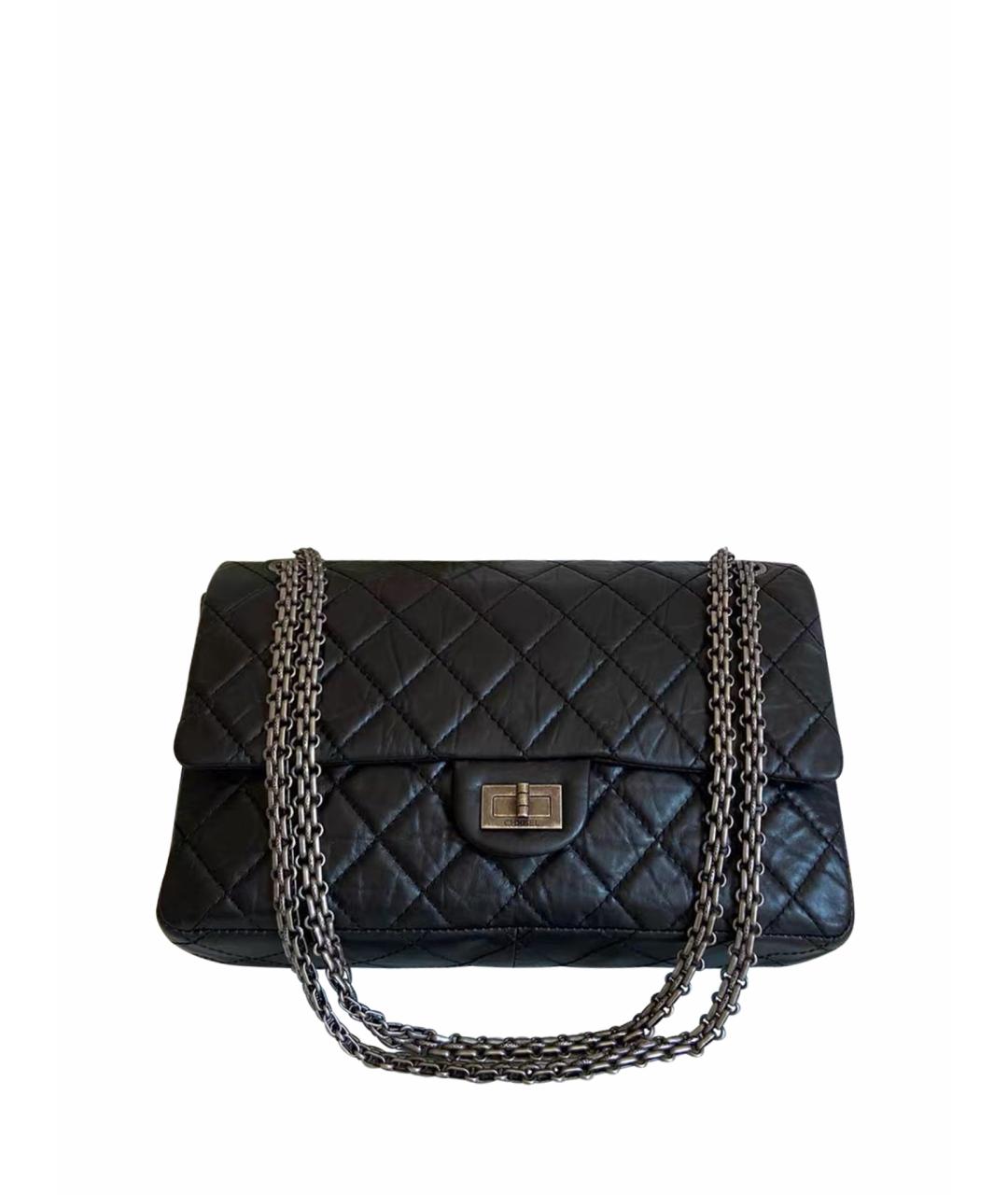 CHANEL Черная кожаная сумка через плечо, фото 1
